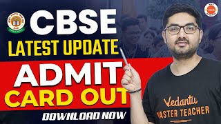 Breaking News  CBSE Latest Update  Class 12 Admit Card Out Now [upl. by Darnok907]