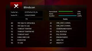 OCTAGON SX88 SE  FTA Blindscan Turksat 42° East  160923 [upl. by Enaled]