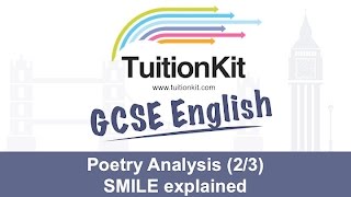 Poetry Analysis 23 SMILE explained [upl. by Atteuqram823]