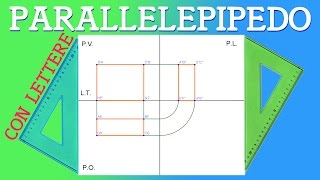 Proiezione Ortogonale di un Parallelepipedo  Liceo Scientifico [upl. by Ahtnicaj]