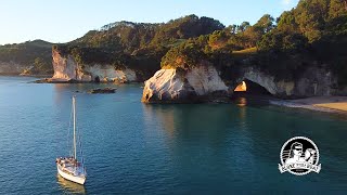 Episode 5 Sailing to Cathedral Cove  Coromandle Peninsula New Zealand [upl. by Cowie]