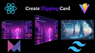 Create Awesome Card flip animation wFramerMotion  Reactjs [upl. by Nwahsem530]