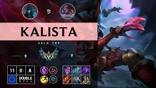 Kalista Top vs Aurora  EUW Challenger Patch 1414 [upl. by Serles]