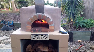 My cast concrete pizza oven made with perlite [upl. by Dowd262]