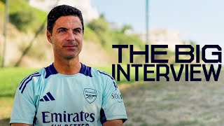 THE BIG INTERVIEW  Mikel Arteta discusses last season the title race amp more  Premier League [upl. by Noira381]