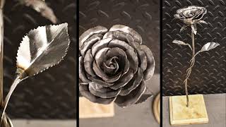 How To Build And Weld A DIY Metal Rose [upl. by Ferren745]