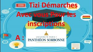 Comment postuler et candidater à Paris 1 Panthéon Sorbonneشرح التسجيل كل المراحل de A à Z [upl. by Adnamar]