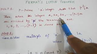 FERMATS LITTLE THEOREM PROOF [upl. by Fita721]