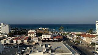 Panoramic view of protaras Cyprus from mandali hotel mandala protaras cyprus buffer protaras [upl. by Atikkin618]