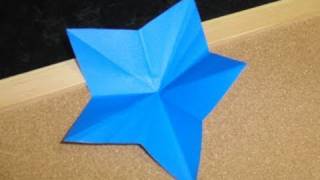 Daily Origami 275  Star kirigami [upl. by Amado]