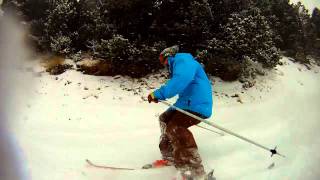 Esquiando en La Molina con los monitores de la Escuela de Esquí depués de la nevada GoPro HD [upl. by Euqinna367]