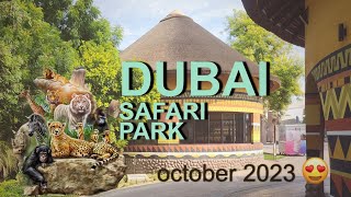 Парки Дубая  Dubai Safari park Zoo Dubai Сафари парк Дубая Зоопарк Дубая  2023 [upl. by Annaihs]