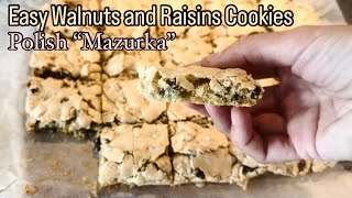 How to Bake the Extraordinary Cookies with Walnuts and Raisins [upl. by Alyled882]