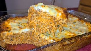 How to make Cheesy Baked Spaghetti [upl. by Aidekal254]