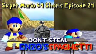 Super Mario 64 Shorts Episode 24 Dont Steal Enzos Spaghetti [upl. by Ocire]