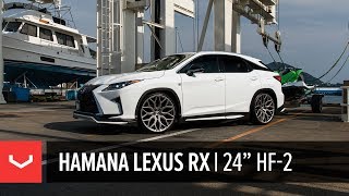 Lexus RX FSport  Hamana Japan  Vossen 24quot HF2 Wheels [upl. by Haelem]