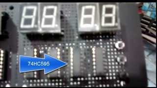 Digital Clock DS1307 with 74hc595 [upl. by Oates130]