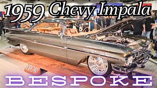 BESPOKE  1959 Chevy Impala  Introduced in an exclusive Gas n Go with SNOW [upl. by Goldshlag341]