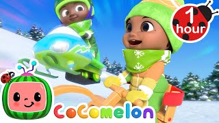 Codys Snow Racing Song  Sleigh Ride  Karaoke Nursery Rhymes amp Kids Songs  CoComelon [upl. by Atinej]