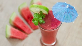 Watermelon Juice Recipe II Cool Summer Drink [upl. by Ellehcyar]