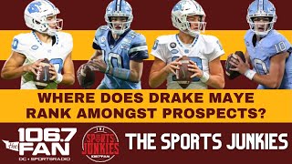 Drake Maye To The Commanders  Sports Junkies [upl. by Patrice641]