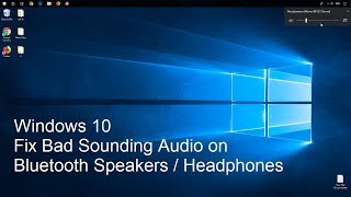 Windows 10 Bluetooth Bad Sounding Audio Fix [upl. by Allemac953]