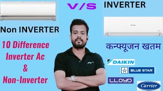 Inverter Ac VS Noninverter Ac  What is difference inverter vs fixed speed ac inverter fixed [upl. by Eiveneg308]