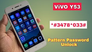 Vivo Y53 Hard Reset  Pattern Unlock  Without Pc  Vivo Y53 Ka Lock Kaise Tode  April 2023 [upl. by Mosley805]