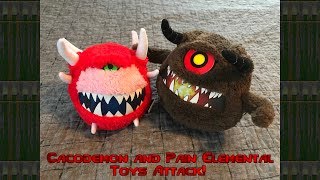 Cacodemon and Pain Elemental Toys Attack [upl. by Josie]