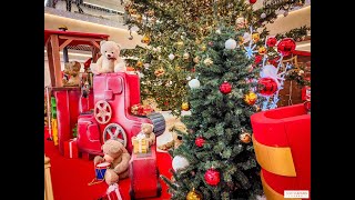 décoration de Noël 🎄 🎅 🎄 à Créteil soleil au centre commercial [upl. by Ahsinut]