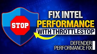 🛠️ Fix Windows Defender Performance with Throttlestop and Counter Control A WINNER [upl. by Krystin170]