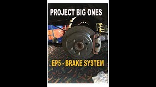 Project Big Ones  Ford MK2 ESCORT  EP5 Brake System [upl. by Barhos169]