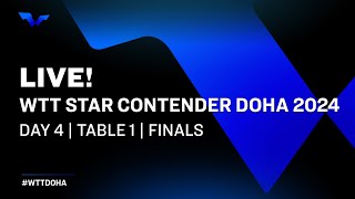 LIVE  T1  Day 4  WTT Star Contender Doha 2024  Finals [upl. by Dry]