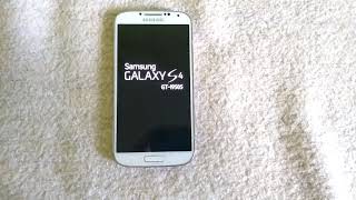 Samsung Galaxy S4 GTI9505 uruchomienie [upl. by Anneyehc]