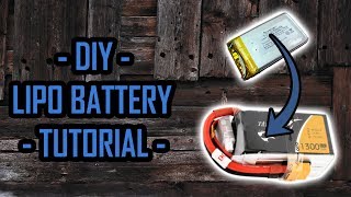 DIY Lipo Battery Pack  Tutorial [upl. by Luapnhoj769]