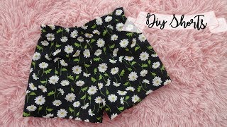 DIY Shorts  how to make pattern  Ruffled Top [upl. by Yahsal]