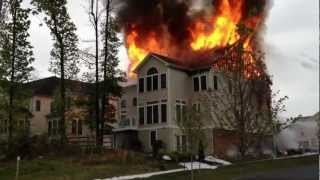 House Fire in Clarksburg MD on 4282012 [upl. by Ramalahs]