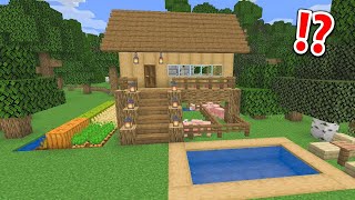 How To Build a Modern Wooden House in Minecraft [upl. by Vasos435]