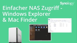 Wie du mit SMB in Windows und MacOS auf deine Dateien auf deinem Synology NAS zugreifst [upl. by Jobey]