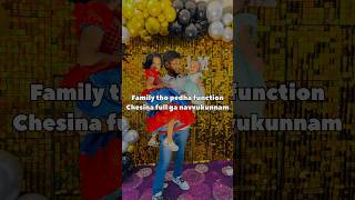 Family mothanni full ga navvinchina function family funny trending shorts [upl. by Leiso]