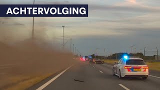 Politie  Verdachten op de vlucht  Dienst Infra amp TBV MiddenNederland  Achtervolging [upl. by Adelice6]