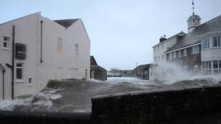 The St Valentines Day Storm  Newlyn Bridge [upl. by Silva992]