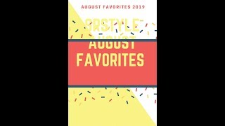 DISNEY XCOACHYSLAVON AUGUST FAVORITES 2019 SRSTYLE [upl. by Nnov]