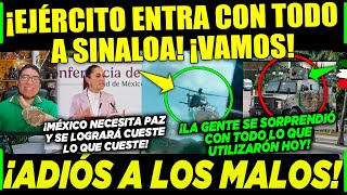 CAMPECHANEANDO VIERNES ¡PRESIDENTA VA CON TODO ¡EJÉRCITO SORPRENDE EN SINALOA ¡ADIÓS A LOS MALOS [upl. by Keli796]