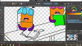 Dont Sleep While Studying Terrible 2  Numberblocks Fanmade Coloring Story ColorArtid [upl. by Akcemat]