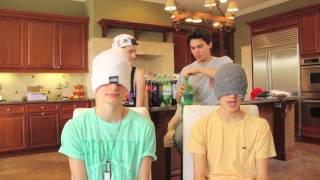 Soda Challenge  Brent Rivera w WeeklyChris [upl. by Wallas]