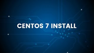 Centos 7 Minimal Install on VMware [upl. by Akirdnwahs191]