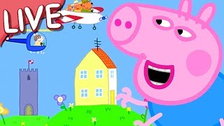 🔴 Giant Peppa Pig and George Pig LIVE FULL EPISODES 24 Hour Livestream [upl. by Unders16]