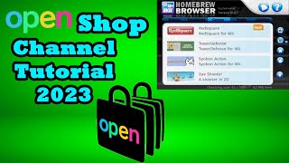 Download Homebrew Apps Direct on your Wii OPEN SHOP CHANNEL GUIDE [upl. by Erodroeht841]