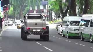 TMJs Cars leaving Shang Ri La Hotel in Malaysia [upl. by Teodora682]